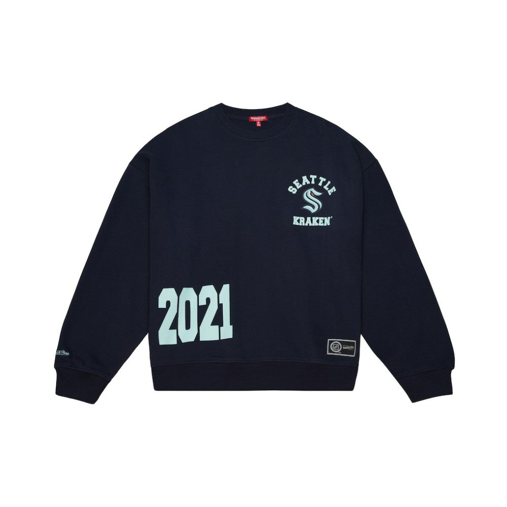 Seattle Kraken Mitchell & Ness Women's Vintage Crewneck Sweatshirt