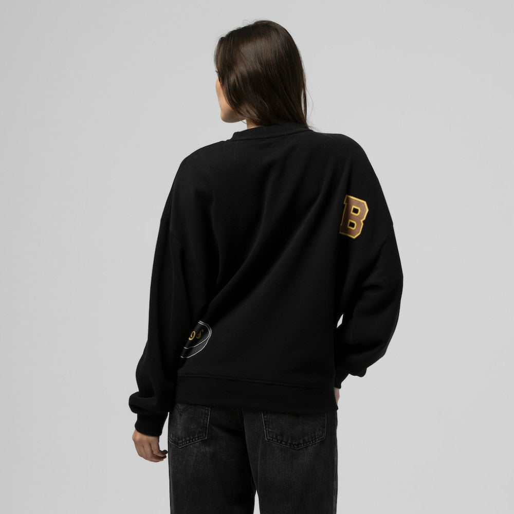 Boston Bruins Mitchell & Ness Women's Vintage Crewneck Sweatshirt