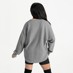 NFL Cincinnati Bengals Gameday Couture Women's Oversized Sweet Victory Corded Sweatshirt