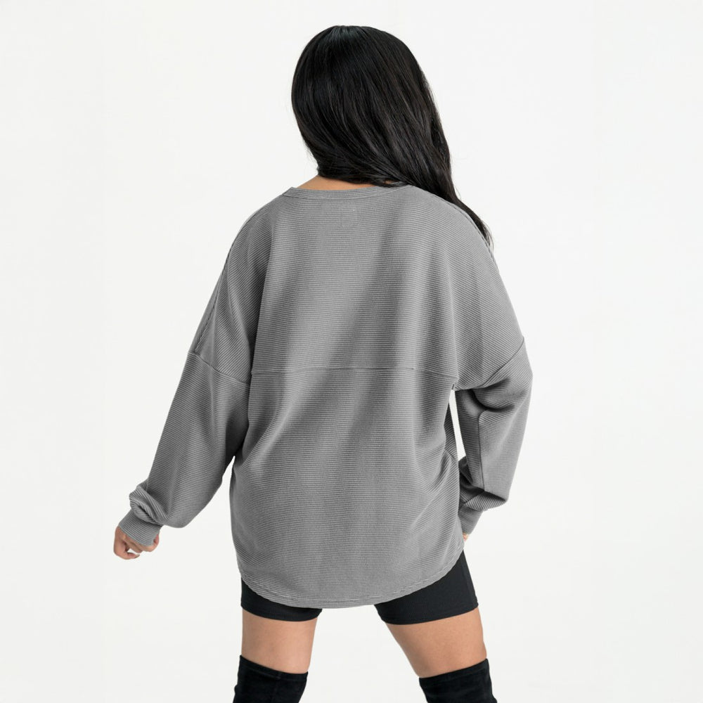 NFL Houston Texans Gameday Couture Women's Oversized Sweet Victory Corded Sweatshirt