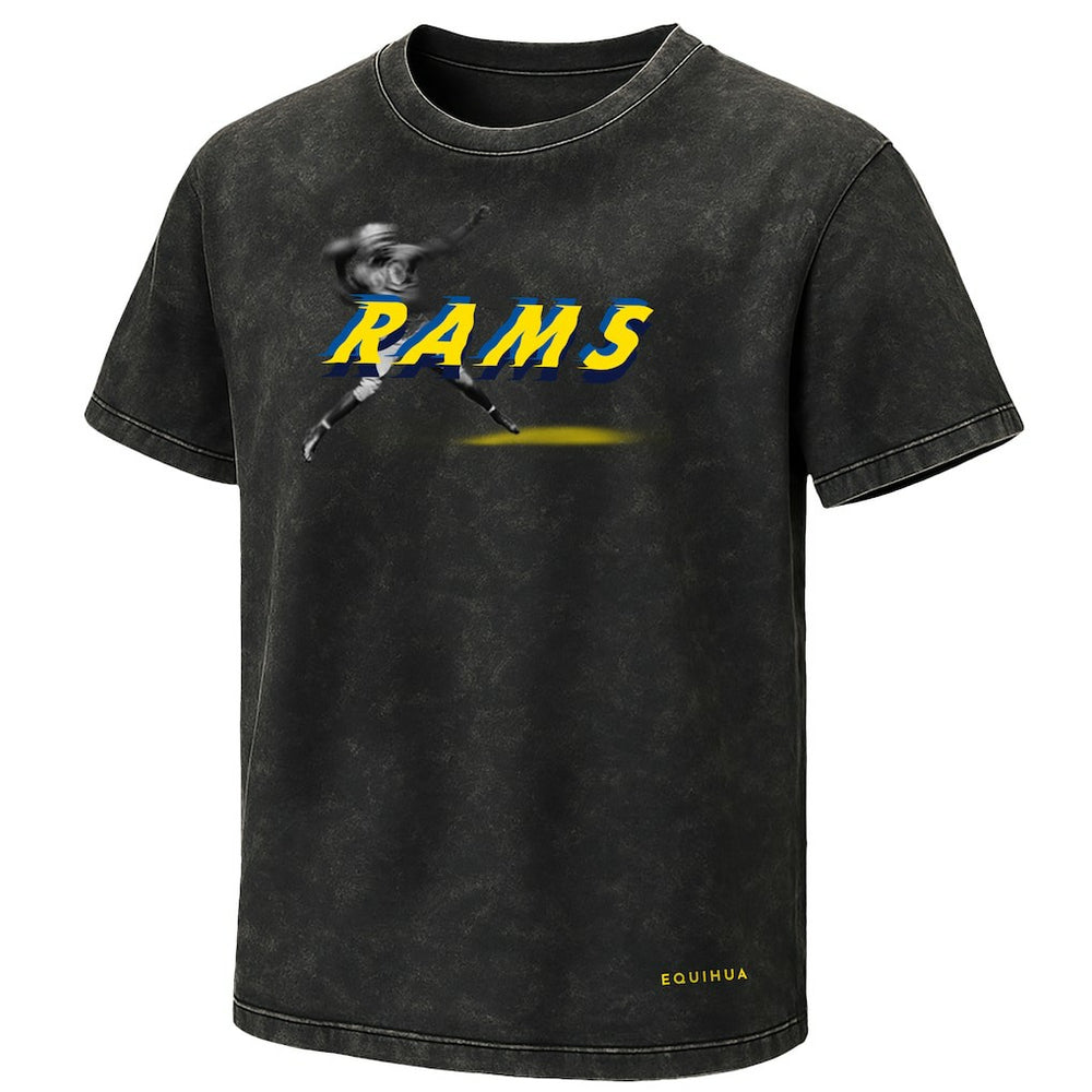 NFL Los Angeles Rams EQUIHUA Retro T-Shirt