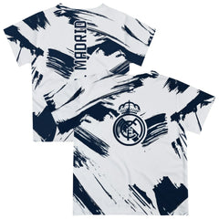 Real Madrid Vive La Fete Youth Paint Brush T-Shirt / Soccer Sale
