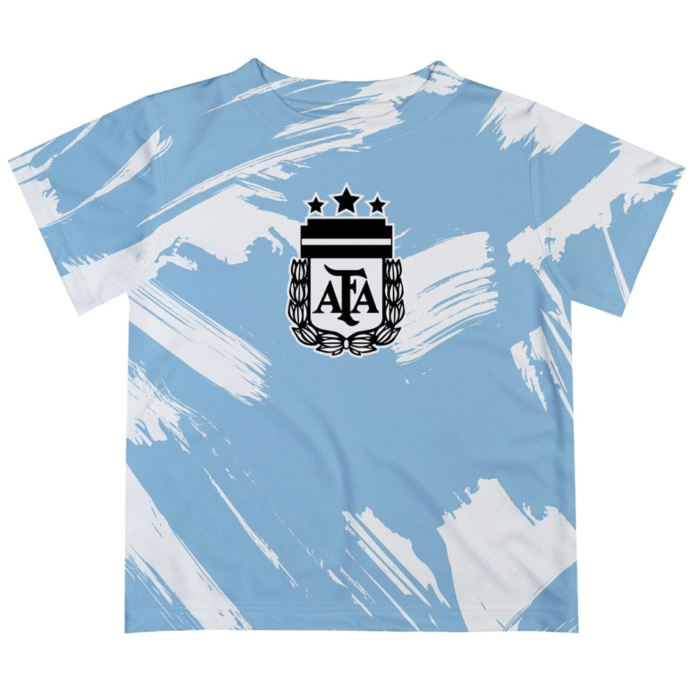 Argentina National Team Vive La Fete Youth Paint Brush T-Shirt / Soccer New