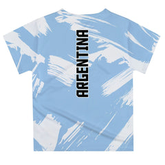Argentina National Team Vive La Fete Youth Paint Brush T-Shirt / Soccer New