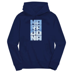 Diego Maradona Argentina National Team Vive La Fete Youth Portrait Pullover Hoodie / Soccer Hot sale