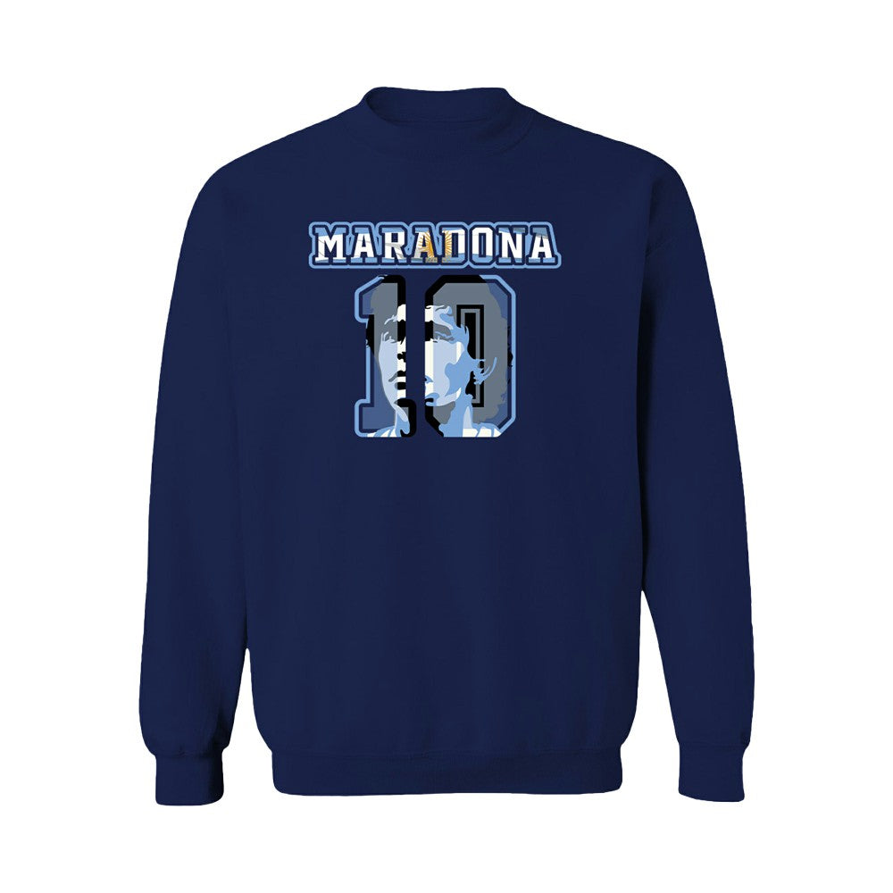 Diego Maradona Argentina National Team Vive La Fete Women's Name & Number Sweatshirt / Soccer New