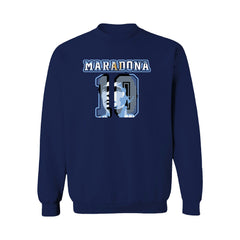 Diego Maradona Argentina National Team Vive La Fete Women's Name & Number Sweatshirt / Soccer New