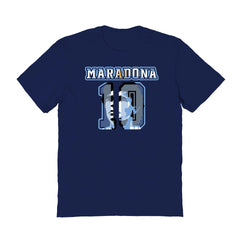 Diego Maradona Argentina National Team Vive La Fete Name & Number T-Shirt / Soccer Hot sale