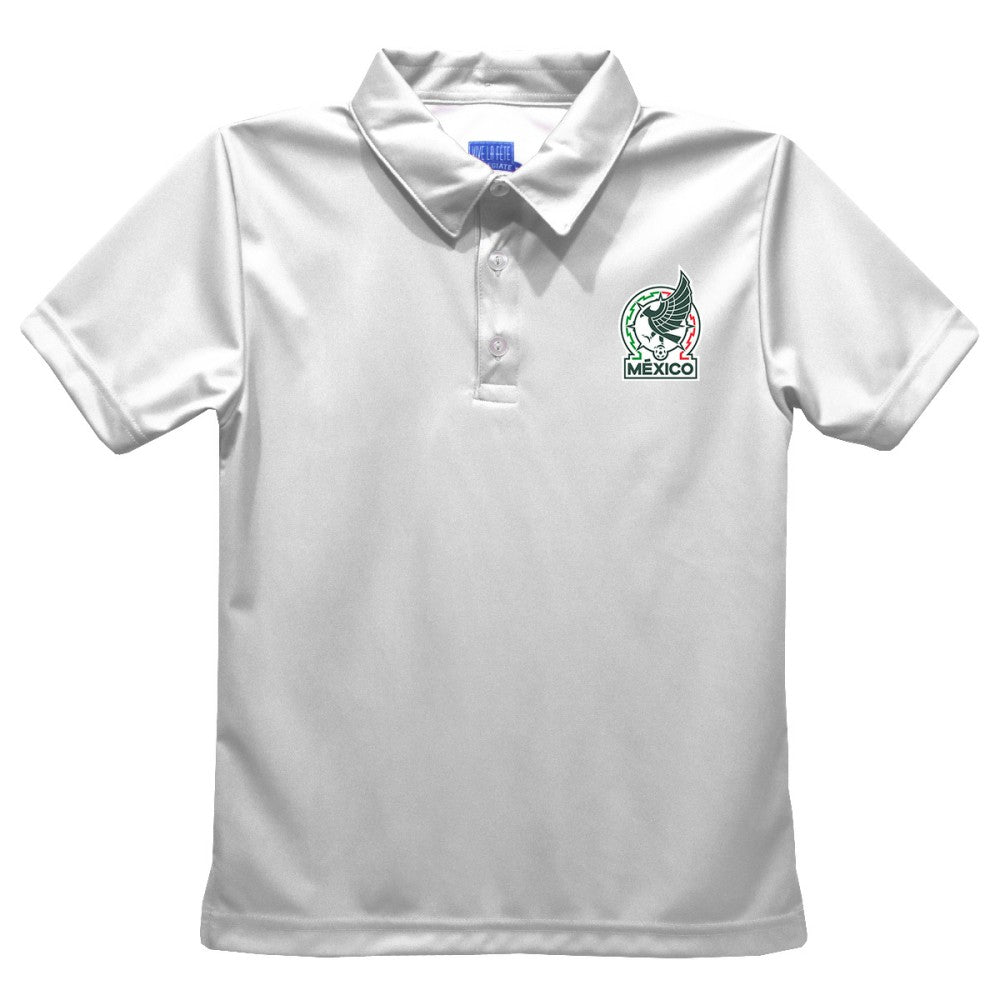 Mexico National Team Vive La Fete Youth Solid Polo / Soccer For sale
