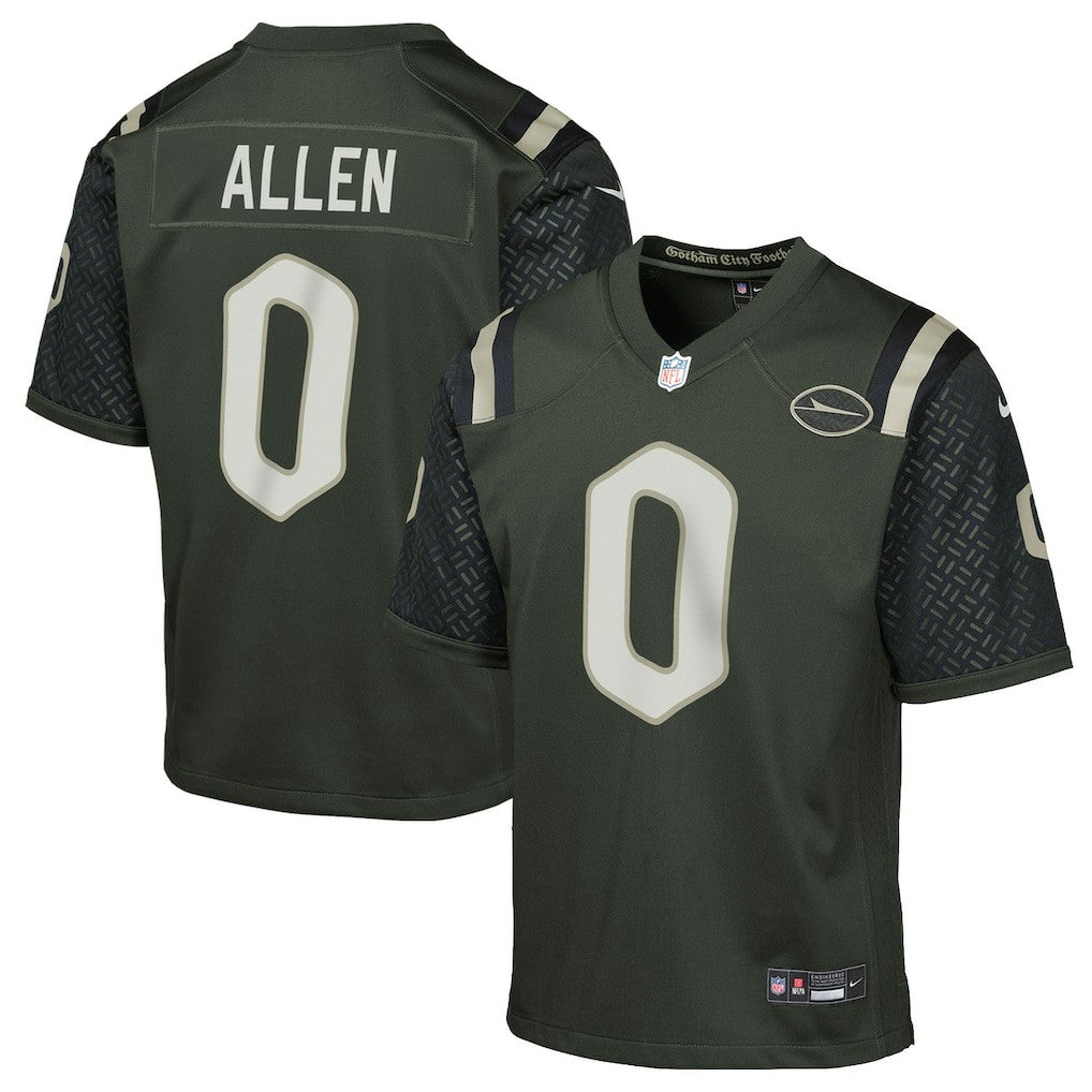 NFL New York Jets Braelon Allen  Youth 2025 Rivalries Collection Game Jersey