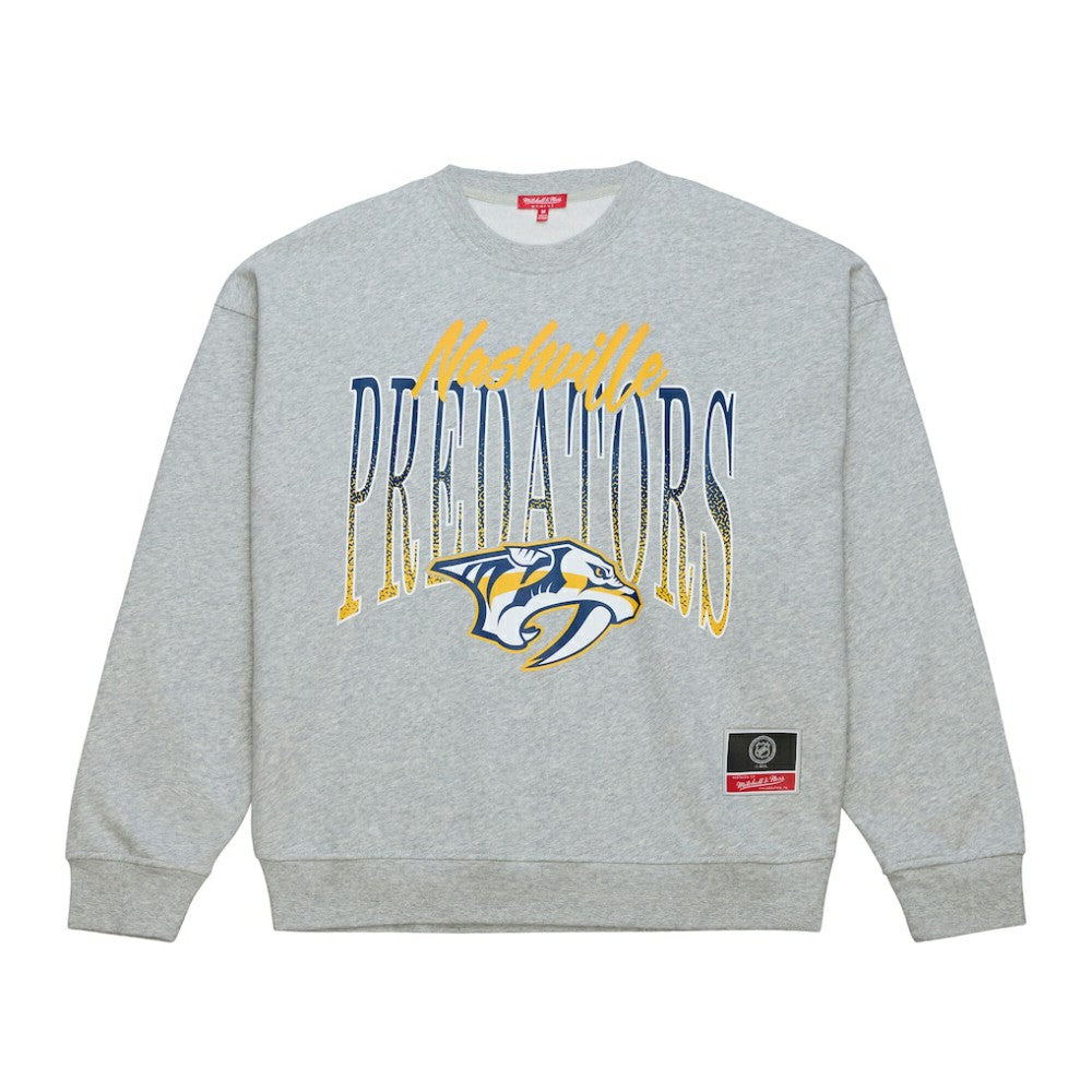 Nashville Predators Mitchell & Ness Women's Hockey Night Sweatshirt