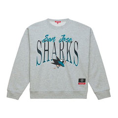 San Jose Sharks Mitchell & Ness Women's Hockey Night Sweatshirt