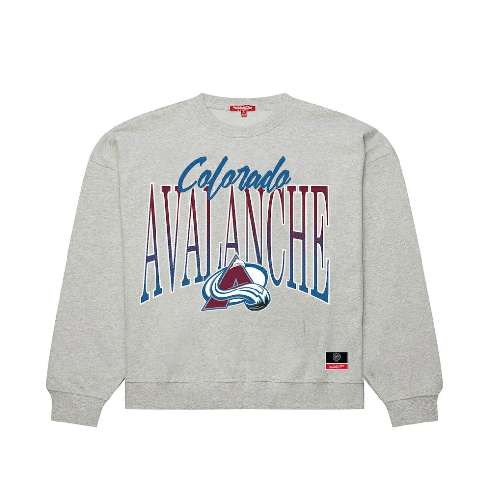 Colorado Avalanche Mitchell & Ness Women's Hockey Night Sweatshirt