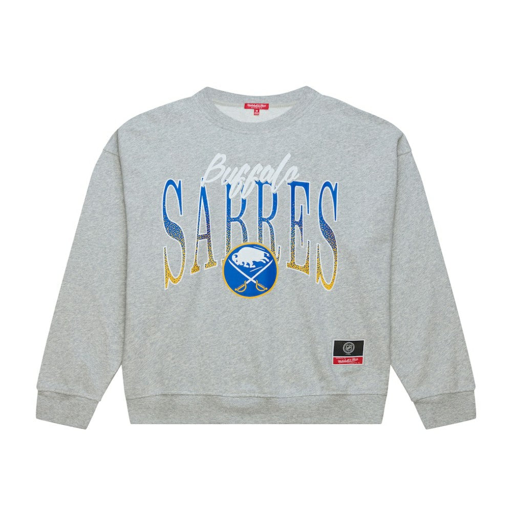 Buffalo Sabres Mitchell & Ness Women's Hockey Night Sweatshirt