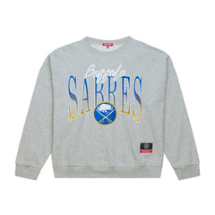 Buffalo Sabres Mitchell & Ness Women's Hockey Night Sweatshirt