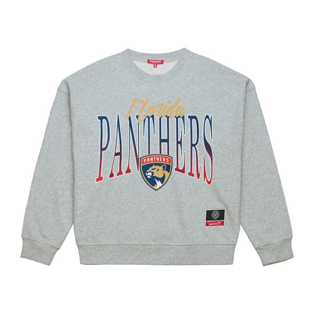 Florida Panthers Mitchell & Ness Women's Hockey Night Sweatshirt