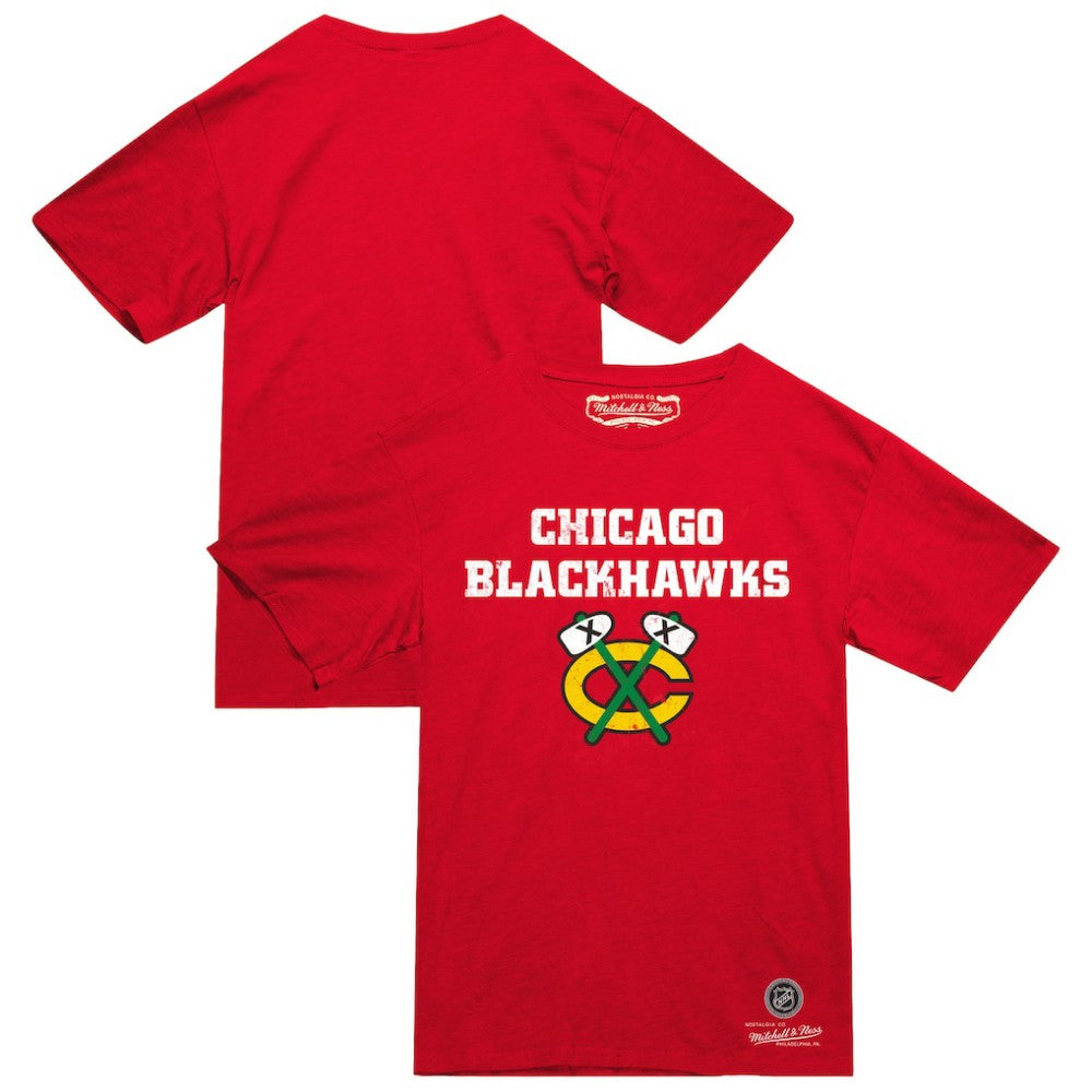 Chicago Blackhawks Mitchell & Ness Heritage T-Shirt