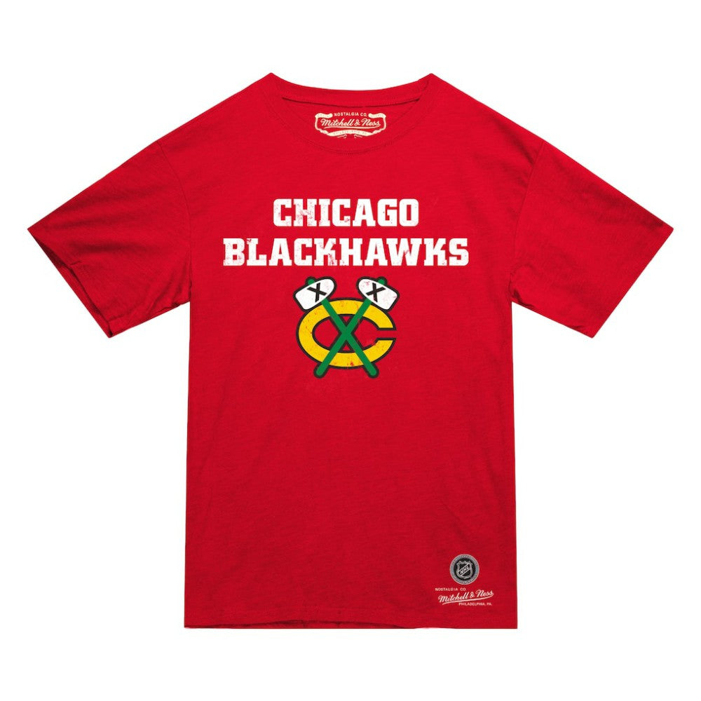 Chicago Blackhawks Mitchell & Ness Heritage T-Shirt