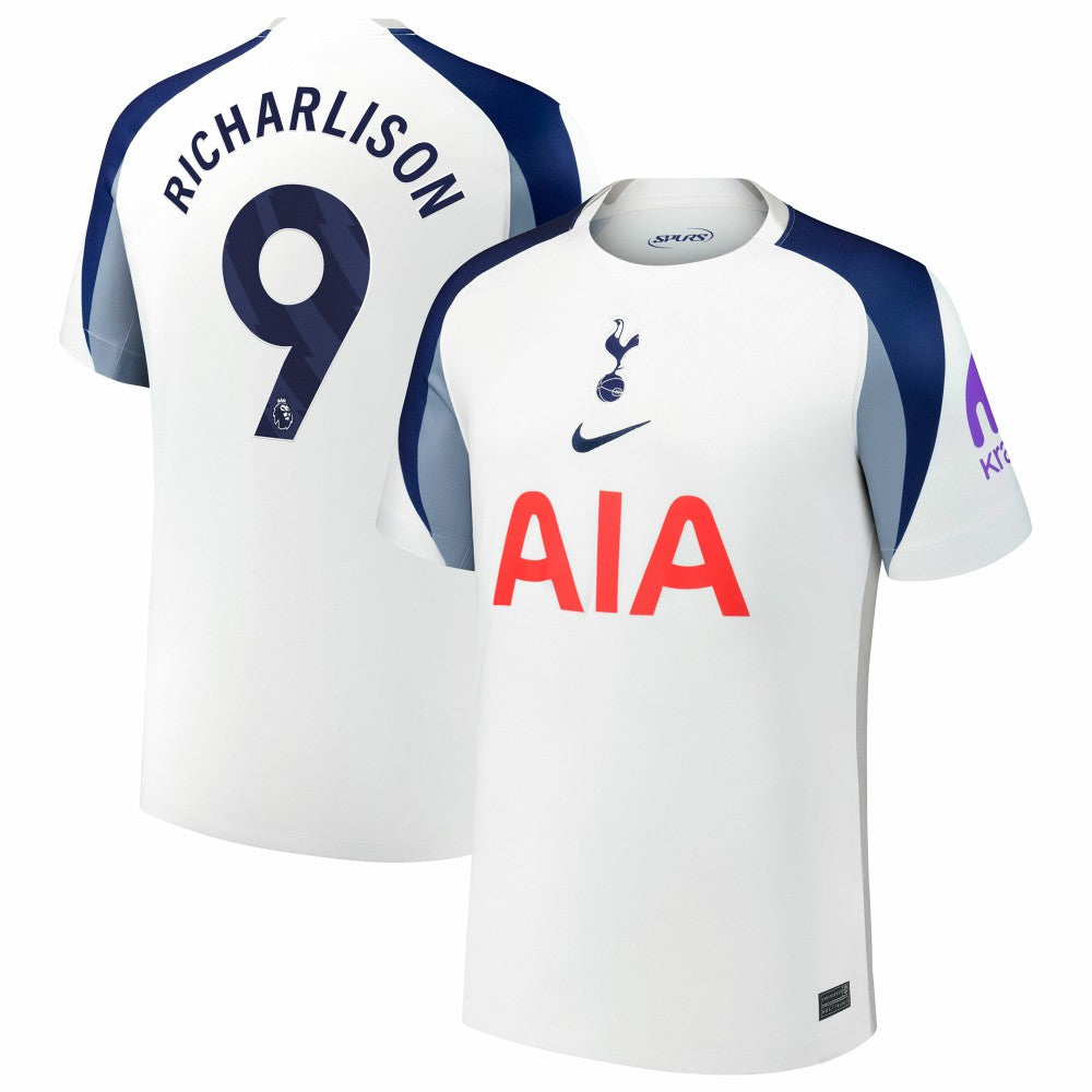 Richarlison Tottenham Hotspur 2025/26 Home Replica Player Jersey / Soccer New