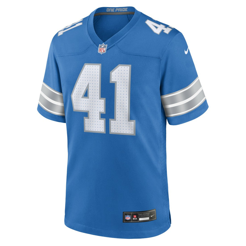 NFL Detroit Lions Gunnar Oakes  Team Game Jersey