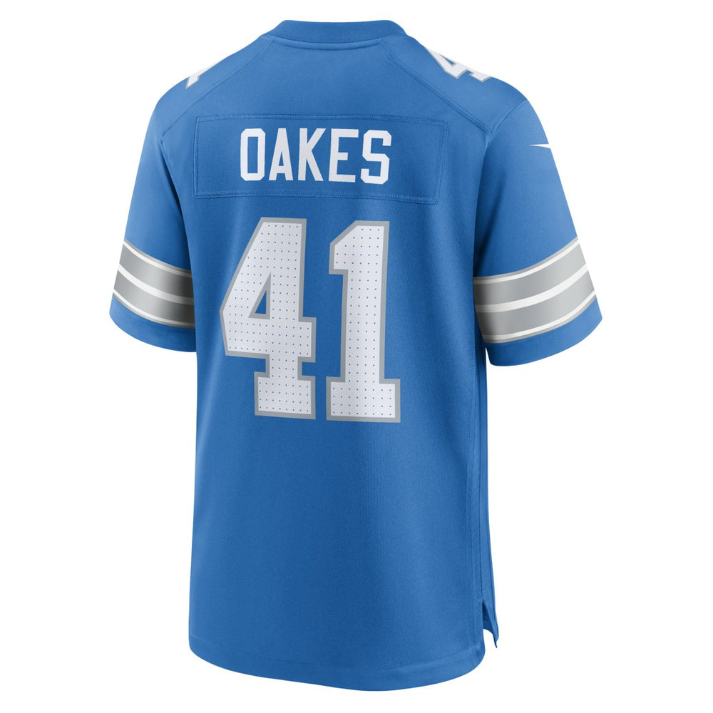 NFL Detroit Lions Gunnar Oakes  Team Game Jersey