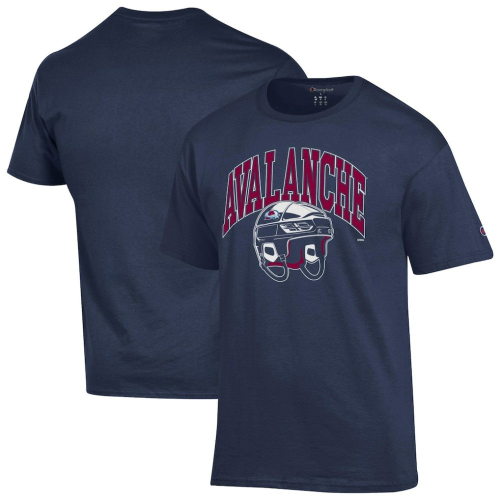 Colorado Avalanche Champion Helmet T-Shirt