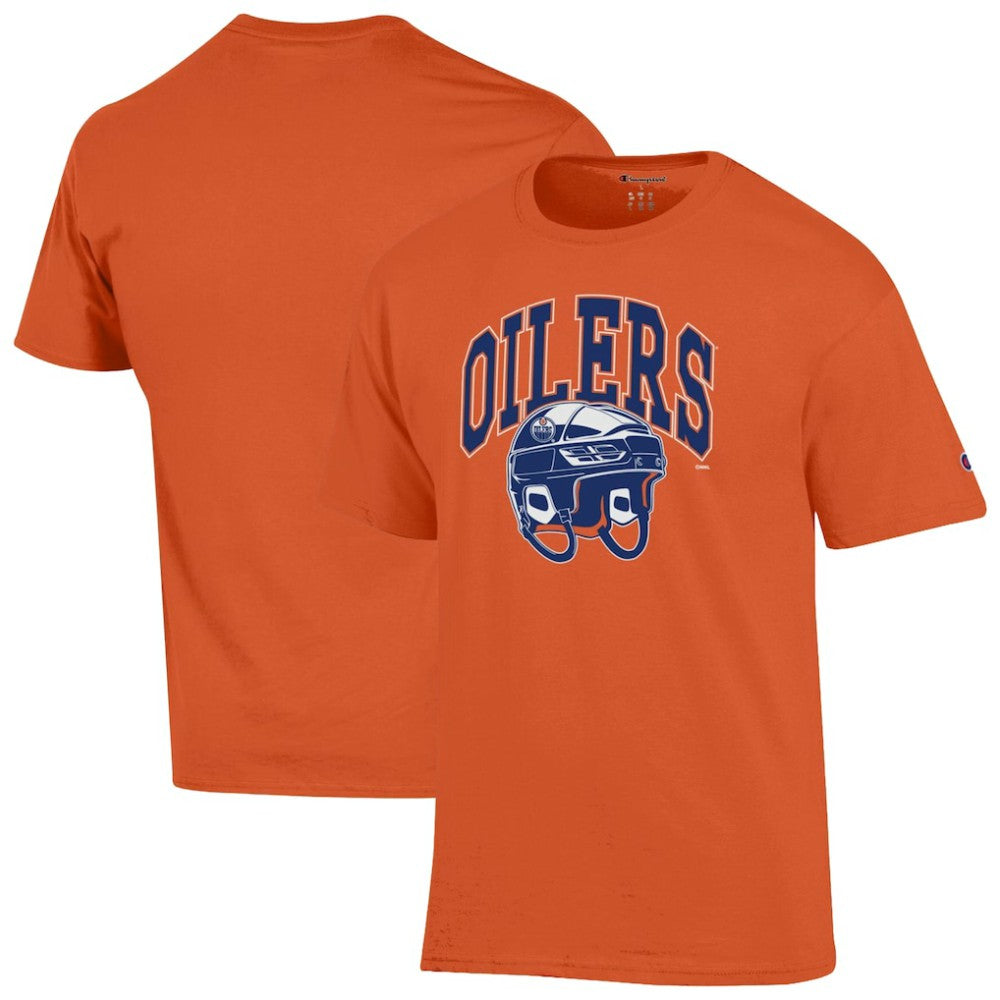 Edmonton Oilers Champion Helmet T-Shirt