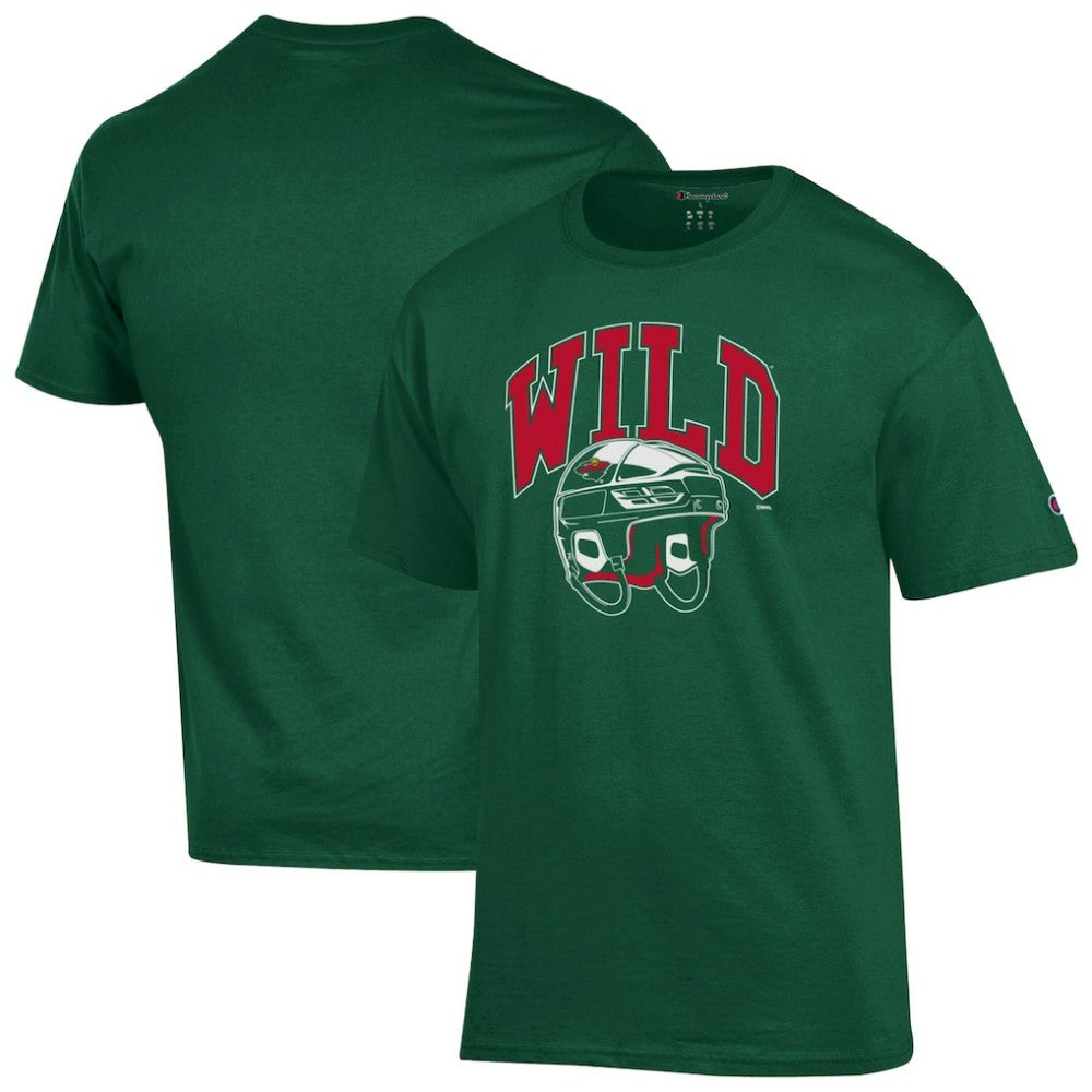 Minnesota Wild Champion Helmet T-Shirt