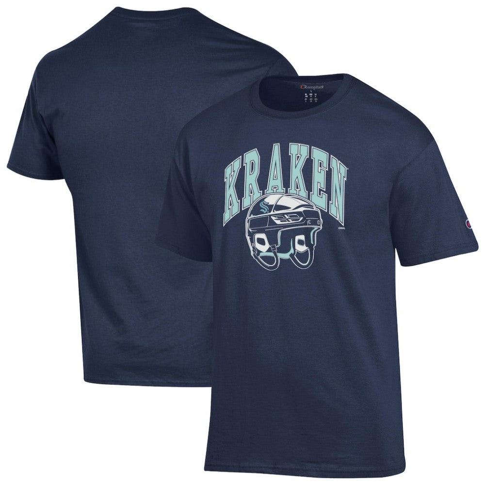 Seattle Kraken Champion Helmet T-Shirt