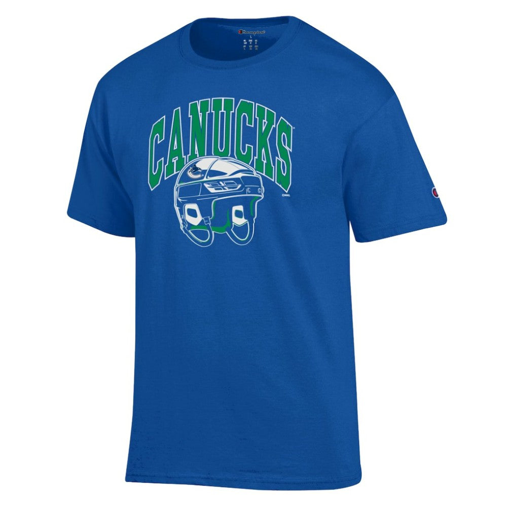 Vancouver Canucks Champion Helmet T-Shirt