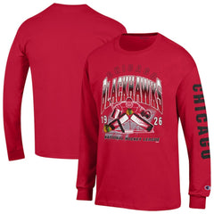 Chicago Blackhawks Champion Long Sleeve Jersey T-Shirt