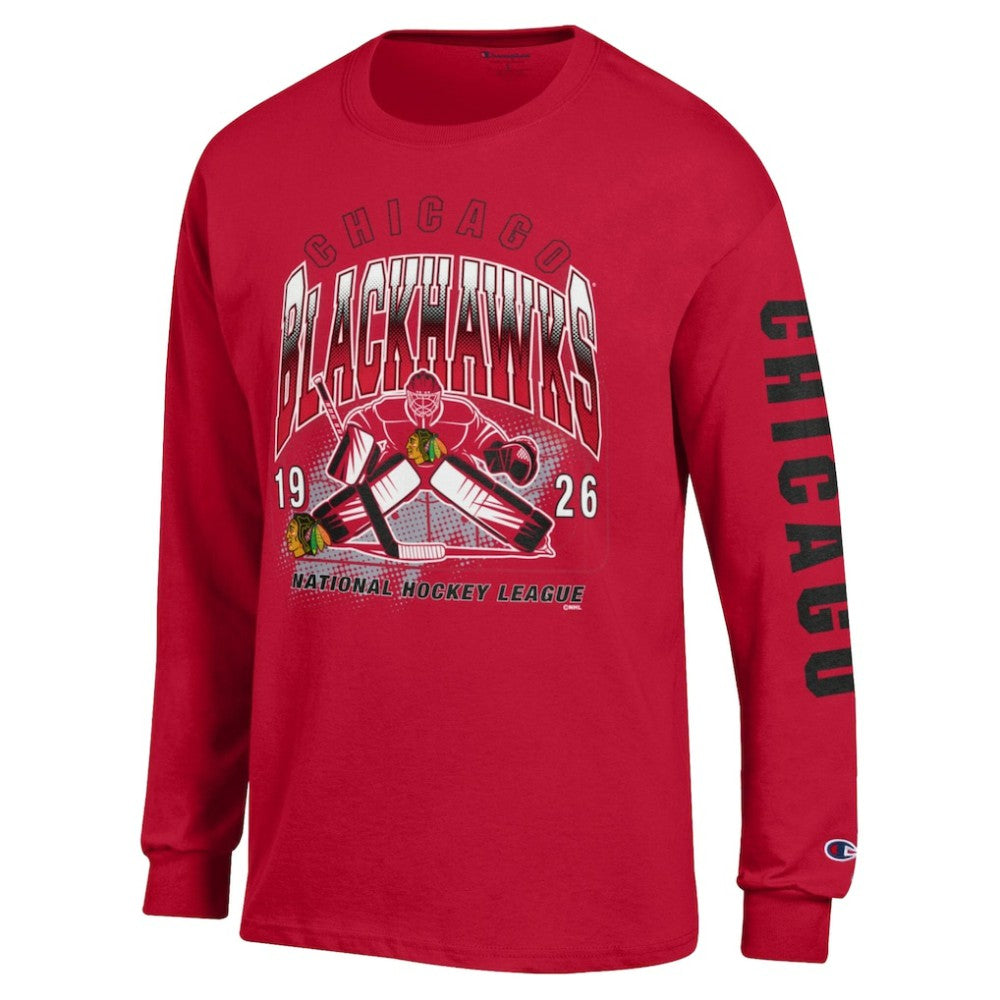 Chicago Blackhawks Champion Long Sleeve Jersey T-Shirt