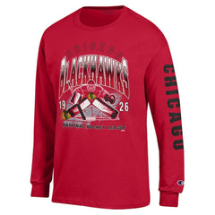 Chicago Blackhawks Champion Long Sleeve Jersey T-Shirt