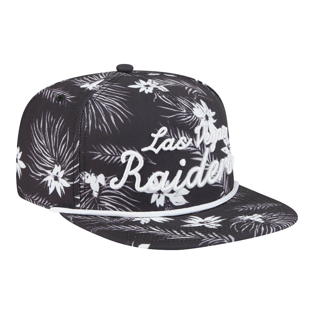 NFL Las Vegas Raiders Palm Print A-Frame 9FIFTY Snapback Hat