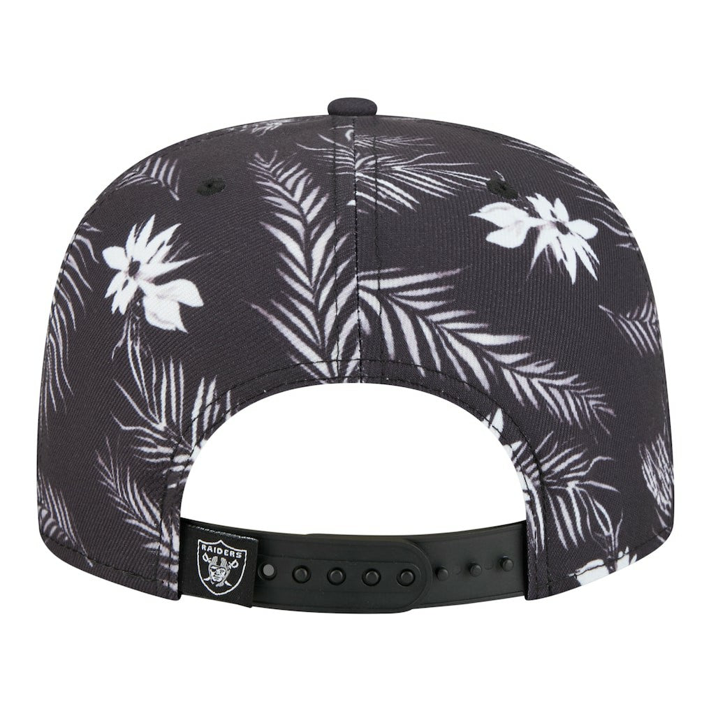 NFL Las Vegas Raiders Palm Print A-Frame 9FIFTY Snapback Hat