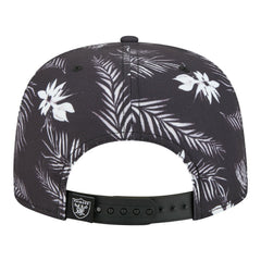 NFL Las Vegas Raiders Palm Print A-Frame 9FIFTY Snapback Hat