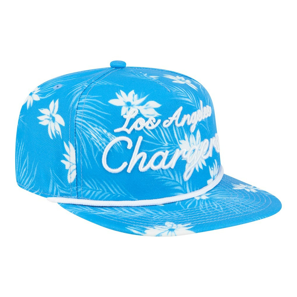 NFL Los Angeles Chargers Palm Print A-Frame 9FIFTY Snapback Hat
