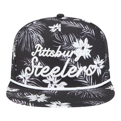 NFL Pittsburgh Steelers Palm Print A-Frame 9FIFTY Snapback Hat