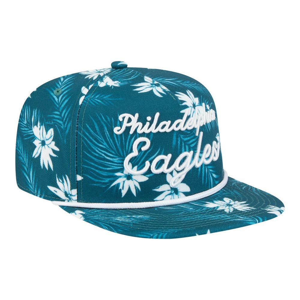 NFL Philadelphia Eagles Palm Print A-Frame 9FIFTY Snapback Hat
