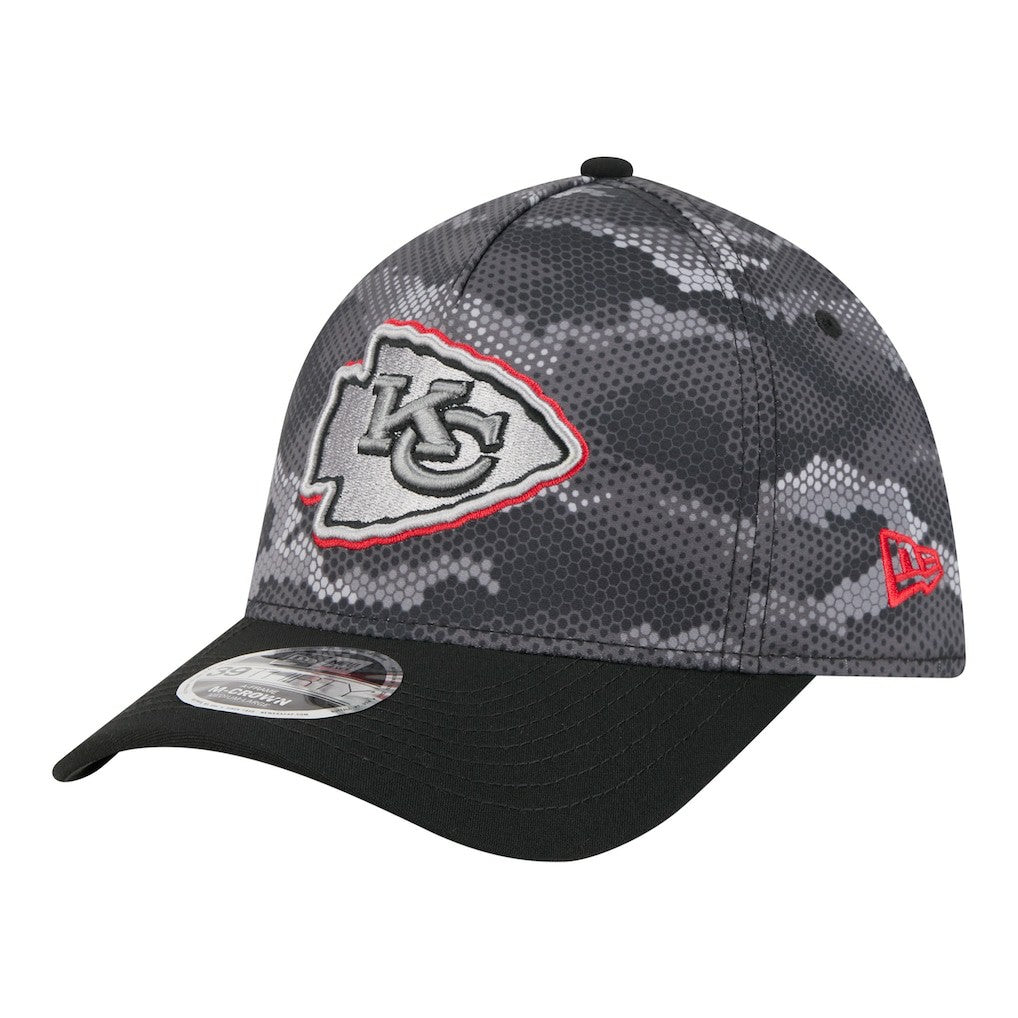 NFL Kansas City Chiefs Camo A-Frame 39THIRTY Flex Hat