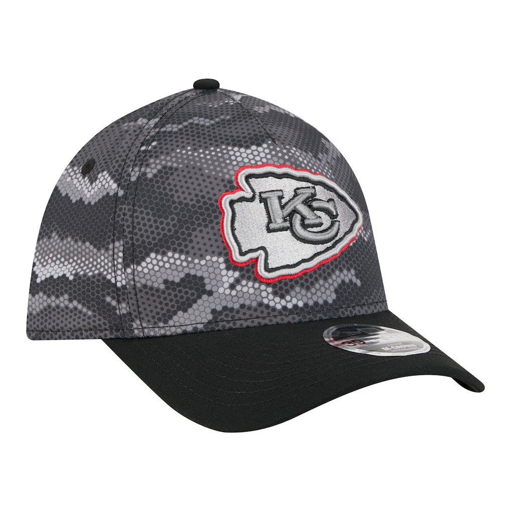 NFL Kansas City Chiefs Camo A-Frame 39THIRTY Flex Hat