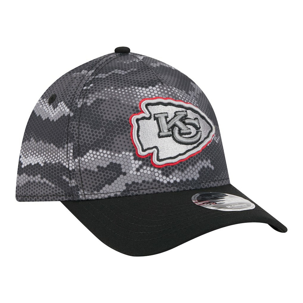NFL Kansas City Chiefs Camo A-Frame 39THIRTY Flex Hat