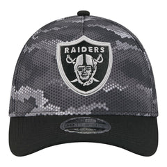 NFL Las Vegas Raiders Camo A-Frame 39THIRTY Flex Hat
