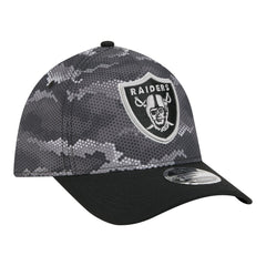 NFL Las Vegas Raiders Camo A-Frame 39THIRTY Flex Hat