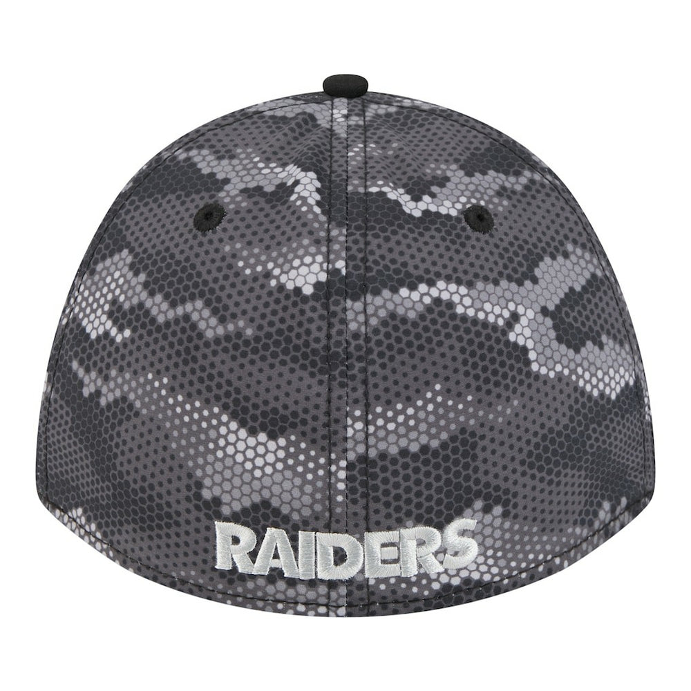 NFL Las Vegas Raiders Camo A-Frame 39THIRTY Flex Hat