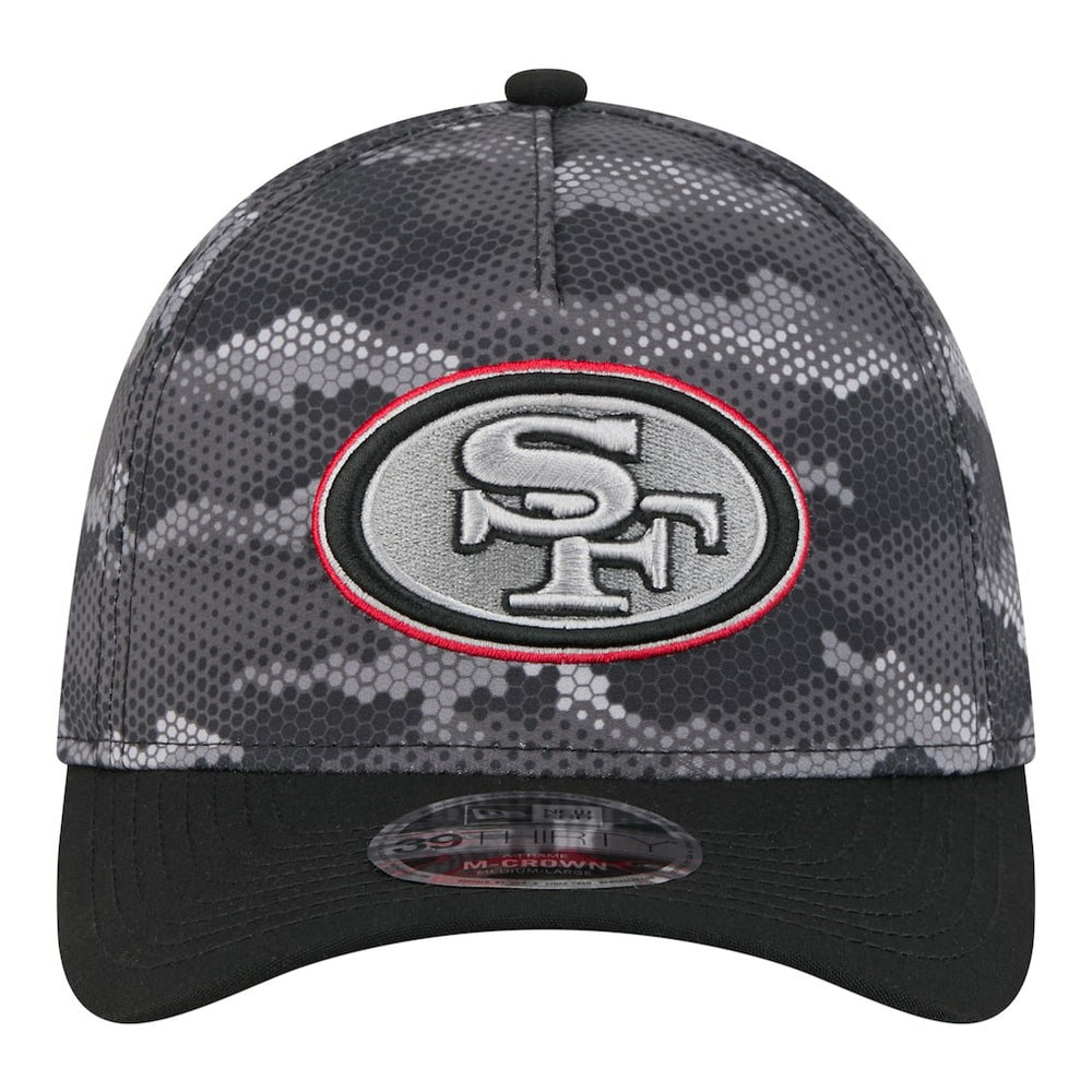 NFL San Francisco 49ers Camo A-Frame 39THIRTY Flex Hat