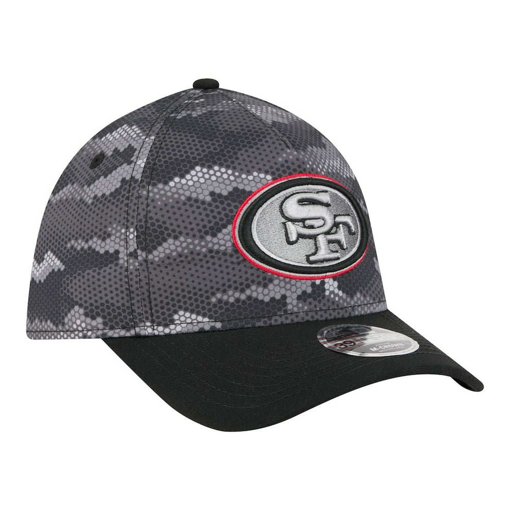 NFL San Francisco 49ers Camo A-Frame 39THIRTY Flex Hat