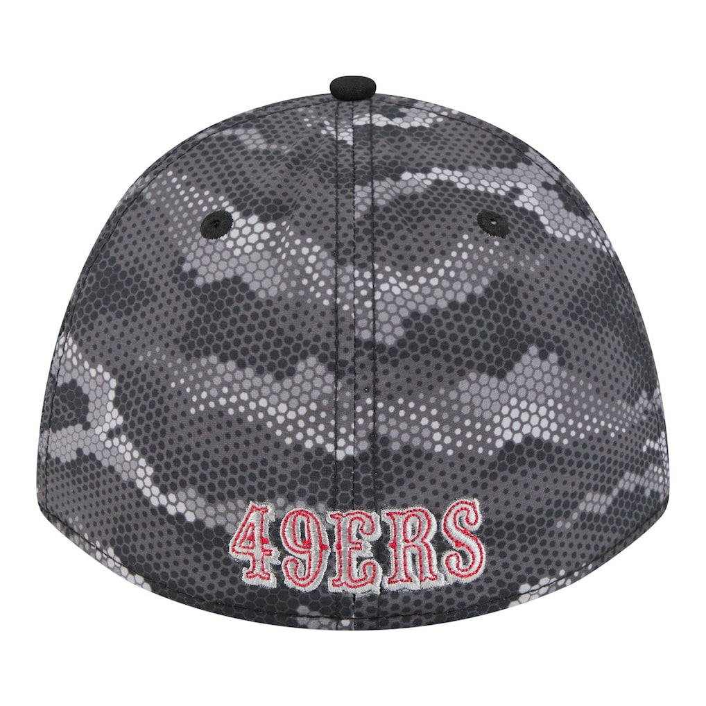 NFL San Francisco 49ers Camo A-Frame 39THIRTY Flex Hat