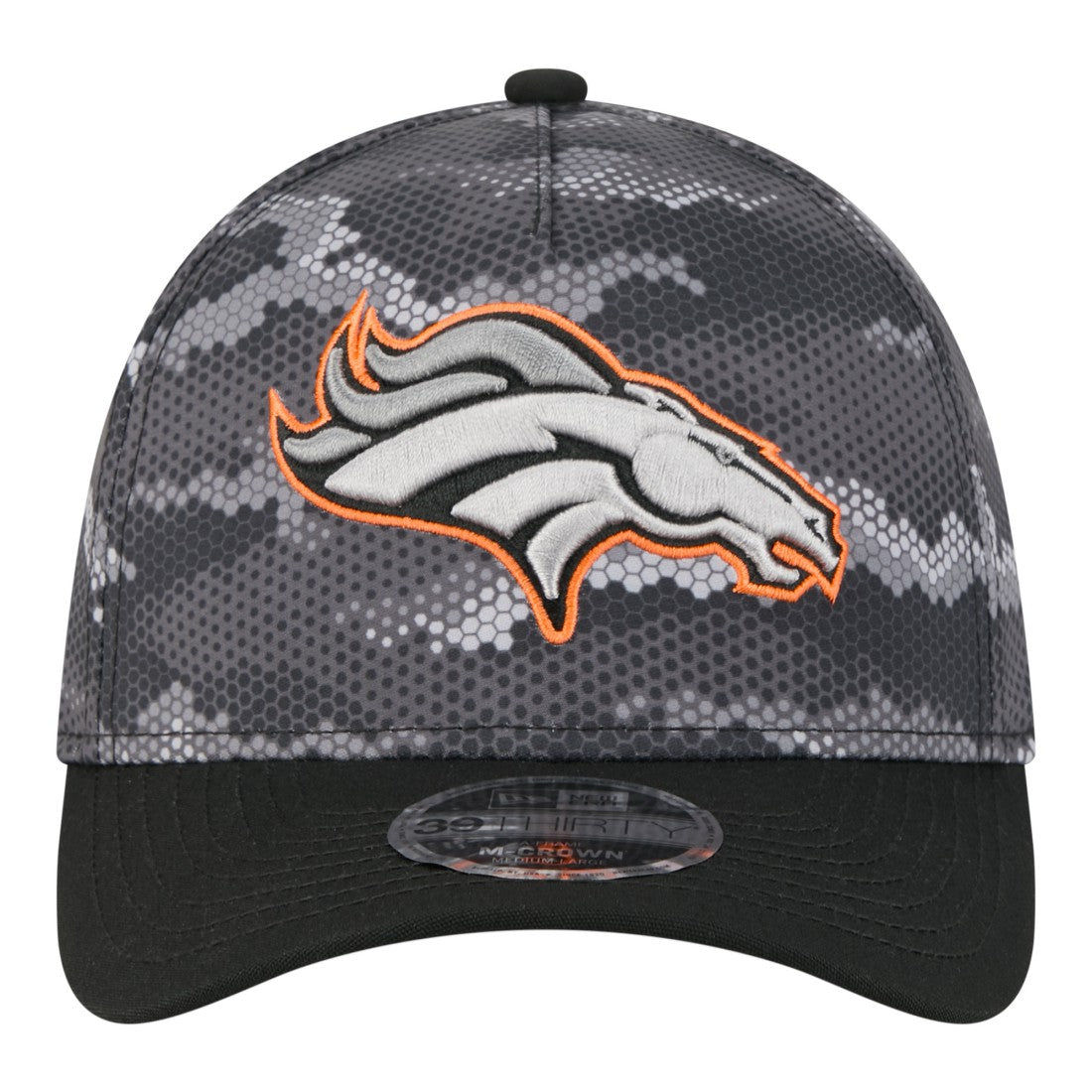 NFL Denver Broncos Camo A-Frame 39THIRTY Flex Hat