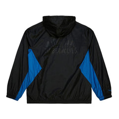 Minnesota Timberwolves Playmaker Full-Zip Hooded Windbreaker Jacket - Black | Mitchell & Ness cheap